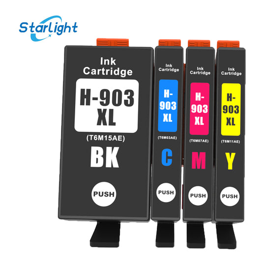 4 Ink Cartridge 903XL For HP OfficeJet 6900 6950 6860 6868 6950 6960 6975