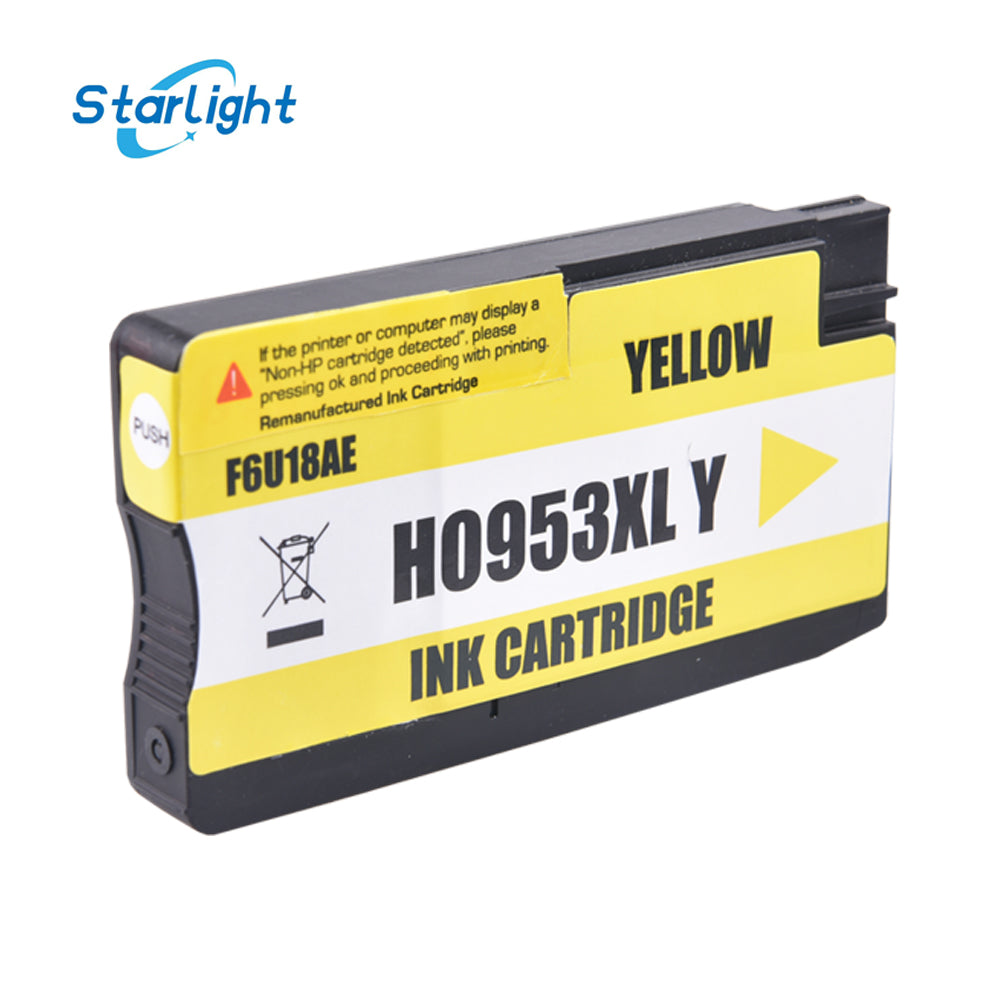Yellow Ink Cartridge 953XL For HP Officejet Pro 7700 7720 7730 7740 WF 8200 8210 8216 8218 8710 8715 8718 8719 8720 8720 8725 8730 87405 - Starlight