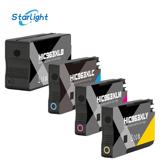 4 Ink Cartridge 963XL For HP OfficeJet Pro 9010 9012 9013 9014 9015 9016 9018 9019 9020 9022 9023 9025 9026 9028 - Starlight