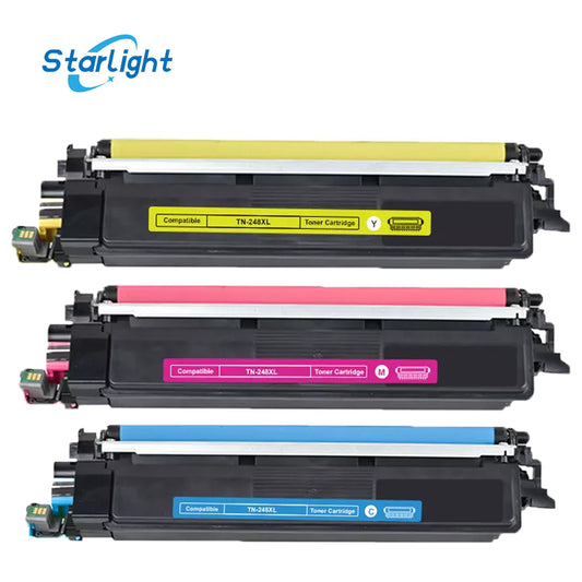 3 Colour Toner Cartridge TN248XL For Brother DCP-L3515CDW DCP-L3520CDW DCP-L3520CDWE DCP-L3527CDW - Starlight