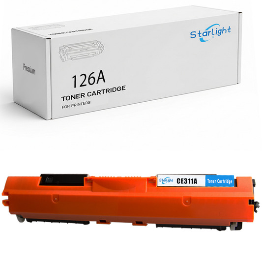 Cyan Compatible HP 126A Toner Cartridge Replacement For HP 126A / CE311A Fits For HP LaserJet Pro MFP M175a MFP M175nw MFP M275nw CP1025 CP1025nw