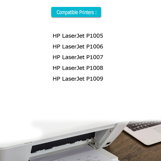 3 Black Toner Cartridge CB435A 35A Compatible for HP 35A for HP LaserJet P1005 P1006 P1007 P1008 P1009