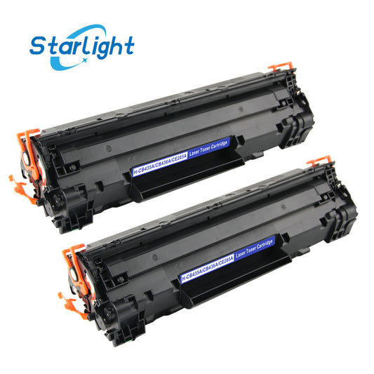 2 Black Toner Cartridge CB435A 35A Compatible for HP 35A for HP LaserJet P1005 P1006 P1007 P1008 P1009