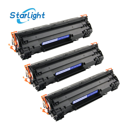 3 Black Toner Cartridge CB435A 35A Compatible for HP 35A for HP LaserJet P1005 P1006 P1007 P1008 P1009