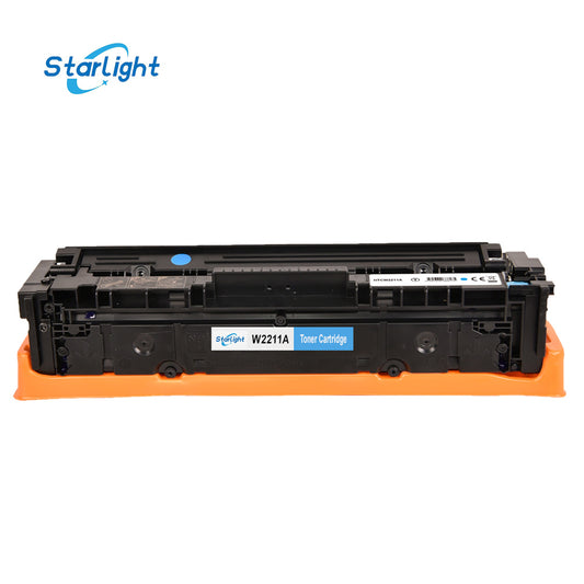 Cyan Toner Cartridge 207A with Chip Compatible for HP 207A for HP Color Laserjet Pro MFP M283fdw M255dw M283fdn M283cdw M282nw M255nw W2211A