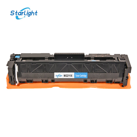 Cyan Toner Cartridge 207X with Chip Compatible for HP 207X for HP Color Laserjet Pro MFP M283fdw M255dw M283fdn M283cdw M282nw M255nw W2211X