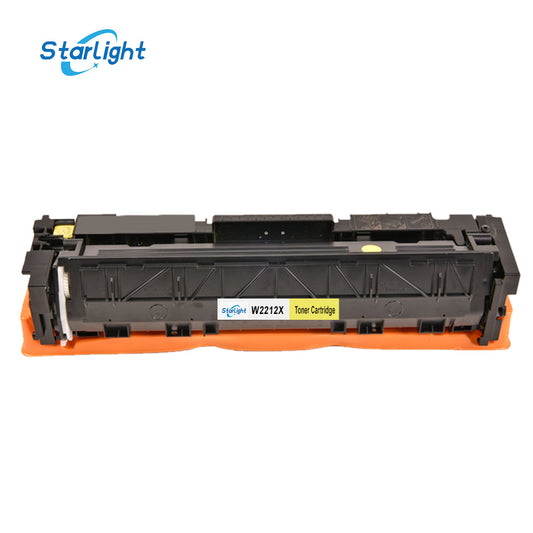 Yellow Toner Cartridge 207X with Chip Compatible for HP 207X for HP Color Laserjet Pro MFP M283fdw M255dw M283fdn M283cdw M282nw M255nw W2212X