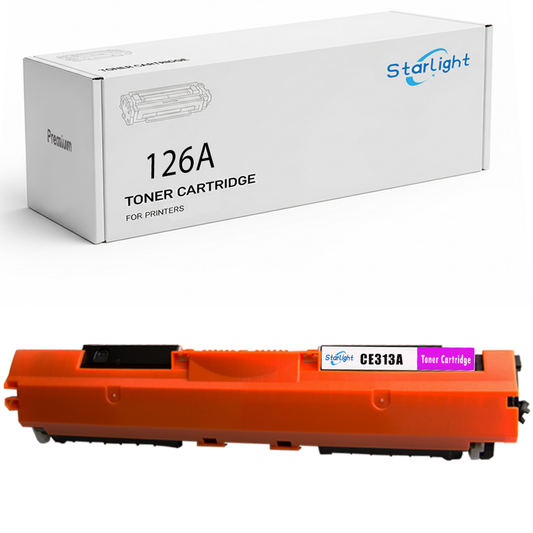 Magenta Compatible HP 126A Toner Cartridge Replacement For HP 126A / CE313A Fits For HP LaserJet Pro MFP M175a MFP M175nw MFP M275nw CP1025 CP1025nw