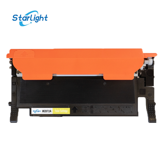 Yellow Toner Cartridge 117A W2072A With Chip Fit for HP Color Laser 150a 150nw MFP 178nw MFP 178nwg MFP 179fnw, MFP 179fwg - Starlight