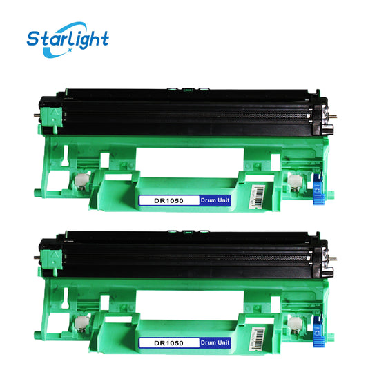 2 Drum Unit DR1050 For Brother DCP-1510 DCP-1512 DCP-1610W DCP-1612W DCP-1612WVB HL-1110 HL-1112 HL-1112A HL-1210W HL-1212W HL-1212WVB MFC-1810 MFC-1910 MFC-1910W - Starlight