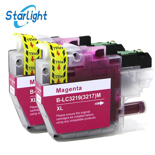 2 Magenta Compatible Brother LC3219XL Ink Cartridge Replacement For LC3219XL / LC3217XL Fits For Brother MFC-J5330DW MFC-J5335DW MFC-J5730DW