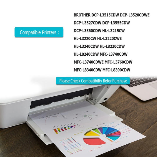 Yellow Toner Cartridge TN248XL For Brother DCP-L3515CDW DCP-L3520CDW DCP-L3520CDWE DCP-L3527CDW