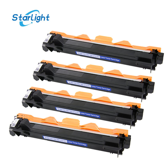 4 Black TN1050 Toner Cartridge Fits For Brother DCP-1510 DCP-1512 DCP-1610W DCP-1612W DCP-1612WVB HL-1110 HL-1112 HL-1112A HL-1210W HL-1212W HL-1212WVB MFC-1810 MFC-1910 MFC-1910W - Starlight