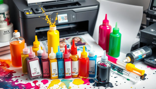 What type of ink is used in printers?