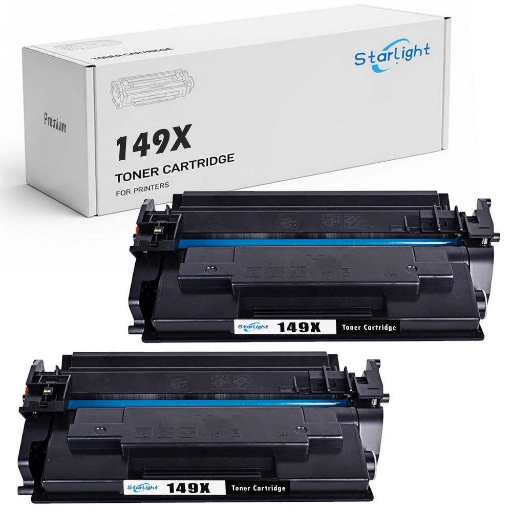 2 Toner Cartridge 149X / W1490X Fit For HP LaserJet Pro MFP 4002dn 4002dw 4102dw 4102fdn 4102fdw BLack - Starlight