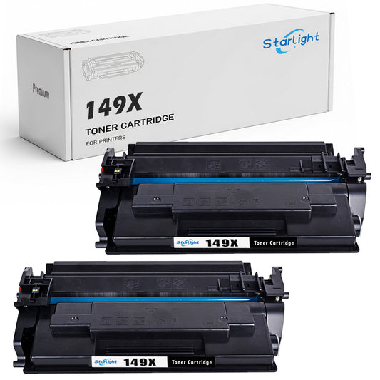 2 Toner Cartridge 149X / W1490X Fit For HP LaserJet Pro MFP 4002dn 4002dw 4102dw 4102fdn 4102fdw BLack - Starlight