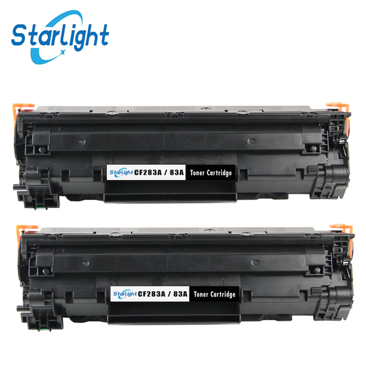 2 Compatible HP 83A Toner Cartridge Replacement for HP 83A / CF283A Fits For HP LaserJet Pro M201dw M201n MFP M125a MFP M125nw MFP M125rnw MFP M127fn