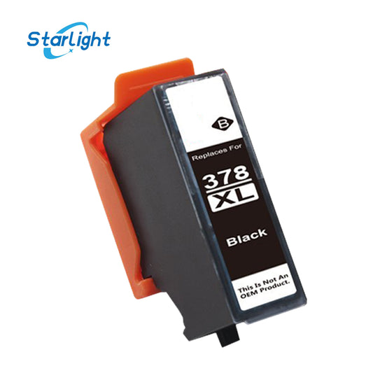 Black Ink Cartridge 378XL For Epson XP-8500 XP-8505 XP-8600 XP-8605 XP-8700 - Starlight