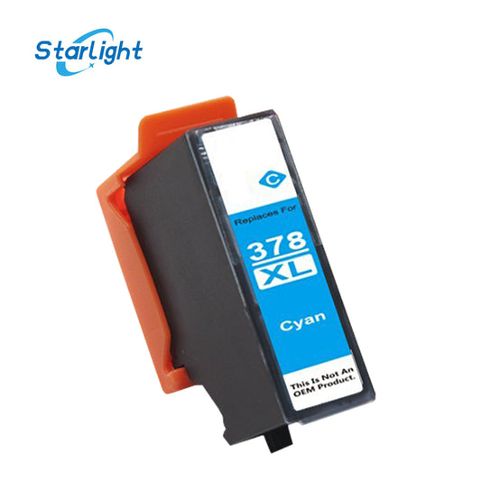 Cyan Ink Cartridge 378XL For Epson XP-8500 XP-8505 XP-8600 XP-8605 XP-8700 - Starlight