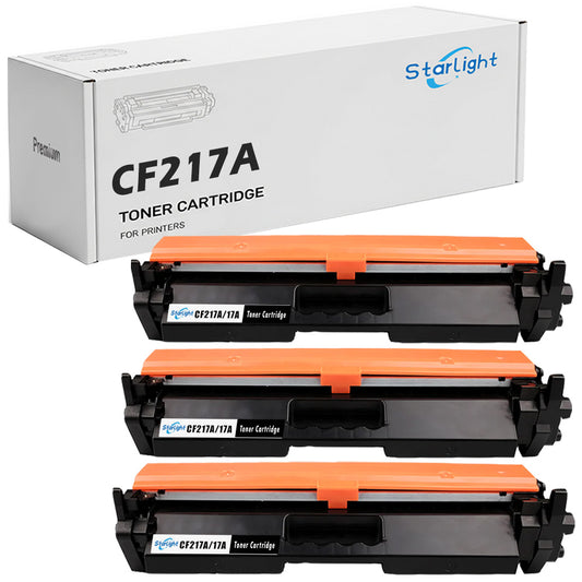 3 Compatible HP 17A Toner Cartridge Replacement For HP 17A / CF217A Fits For HP LaserJet Pro M102 M102a M102w MFP M130 MFP M130a MFP M130fn MFP M130fw