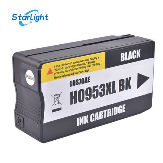 Black Ink Cartridge 953XL For HP Officejet Pro 7700 7720 7730 7740 WF 8200 8210 8216 8218 8710 8715 8718 8719 8720 8720 8725 8730 87405 - Starlight