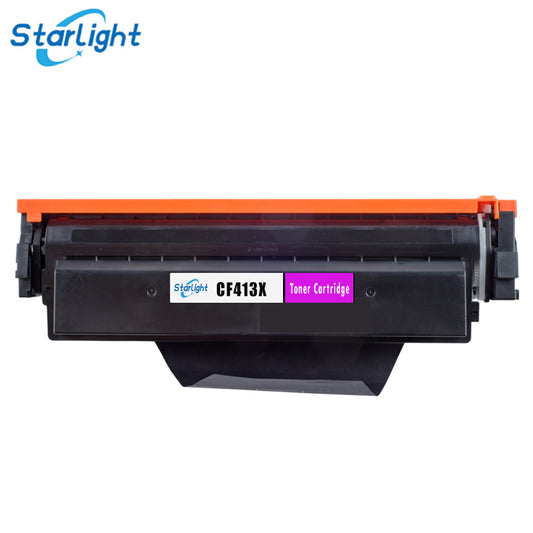 Toner Cartridge 410X / CF413X Fit For HP Colour LaserJet Pro M452dn M452dw M452nw M377dw M477dw M477fdn M477fdw M477fnw M477nw Yellow - Starlight