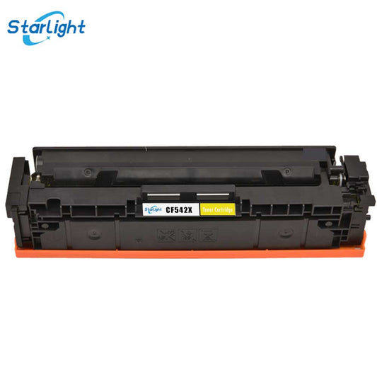 CF542X Compatible Yellow Toner Cartridge Replace for HP 203X 203A HP Colour LaserJet Pro M254dw M254nw MFP M280nw MFP M281fdn MFP M281fdw - Starlight