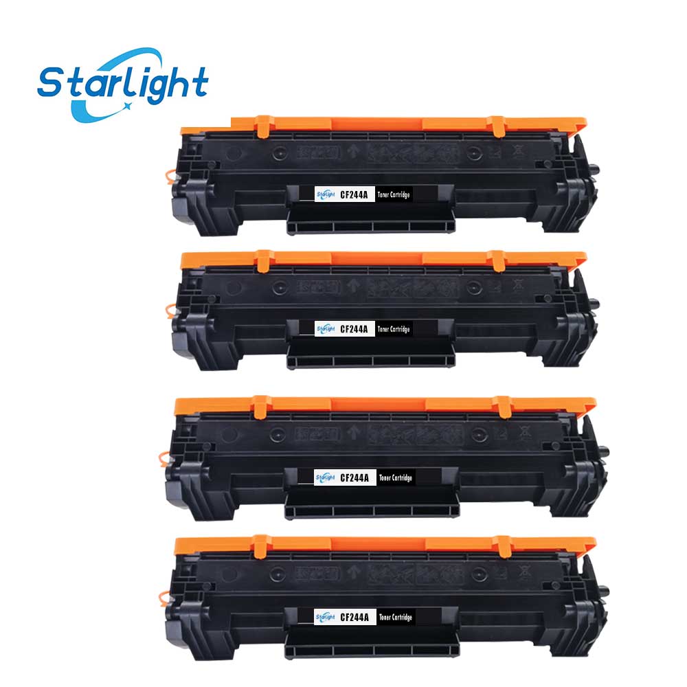 4 CF244A Black Toner Cartridge Replace for HP 44A HP LaserJet Pro M15 M15a M15w MFP M28a MFP M28w - Starlight