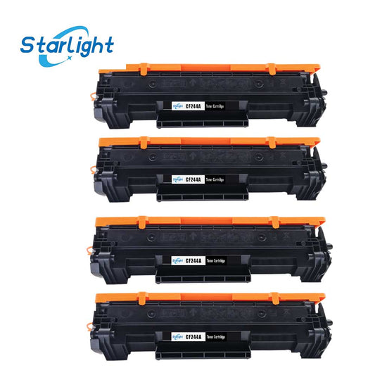 4 CF244A Black Toner Cartridge Replace for HP 44A HP LaserJet Pro M15 M15a M15w MFP M28a MFP M28w - Starlight