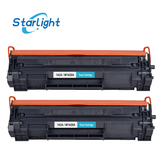 2 Toner Cartridge W1420A / 142A Fit For HP LaserJet MFP M139a M139 M139w M140a M140w M142a M142w M109 M109a M109w M110a M110w M112a M112w Black - Starlight
