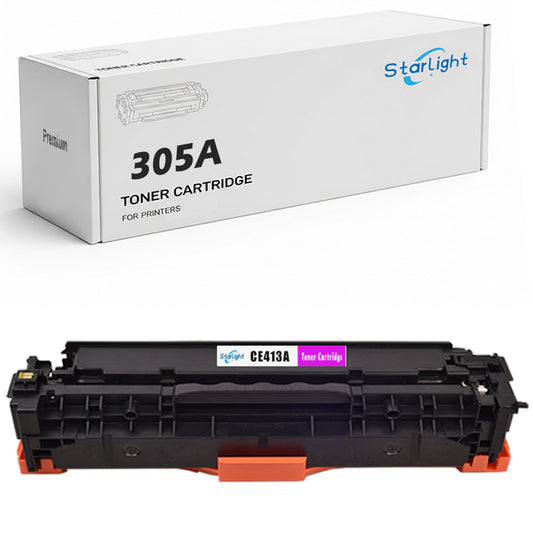 Magenta Compatible HP 305A Toner Cartridge Replacement For HP 305A / CE413A Fits For HP HP LaserJet Pro 400 Color M451dn M451dw M451nw MFP M475 MFP M475dn