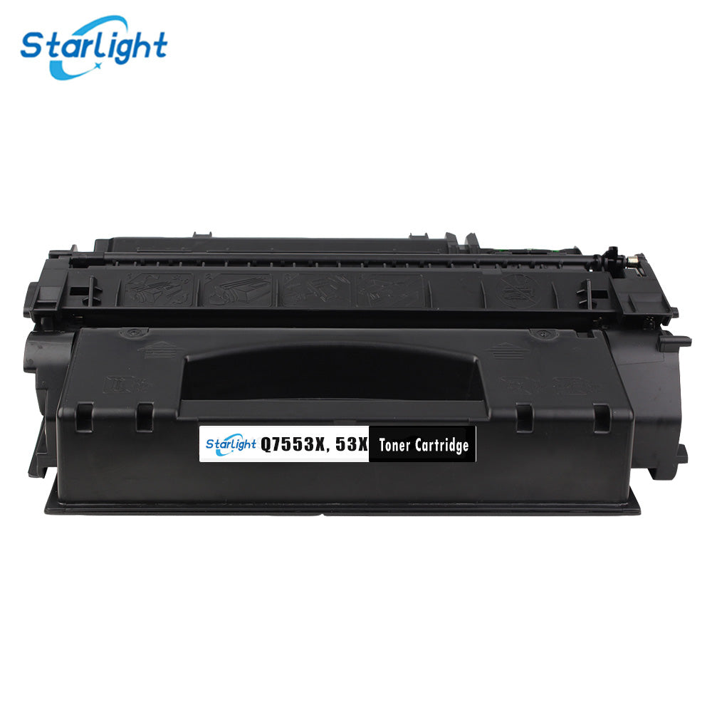 Toner Cartridge Q7553X / 53X Fit For HP LaserJet M2727NF MFP M2727NFS MFP P2012 P2012N P2014 P2014N P2015 P2015D P2015DN Black - Starlight