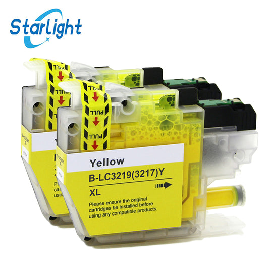 2 Yellow Compatible Brother LC3219XL Ink Cartridge Replacement For LC3219XL / LC3217XL Fits For Brother MFC-J5330DW MFC-J5335DW MFC-J5730DW MFCJ5930DW